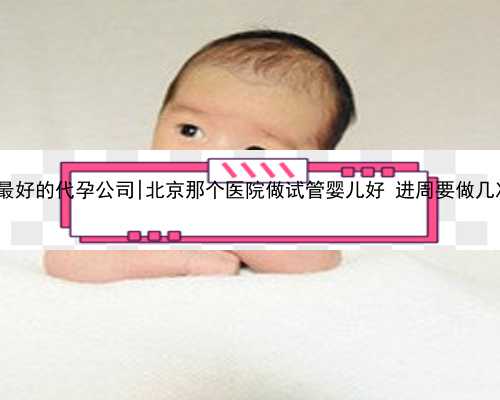 北京最好的代孕公司|北京那个医院做试管婴儿好 进周要做几次B超
